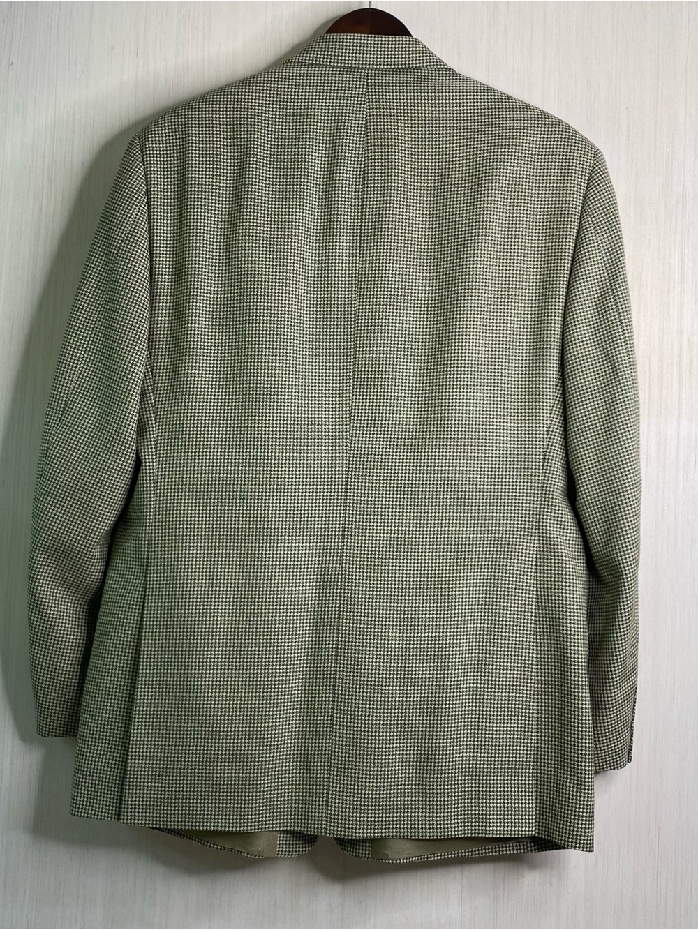 Brooks Brothers Men’s Houndstooth Wool Blend Sport Coat Blazer Tan/Black 42R - Picture 2 of 12